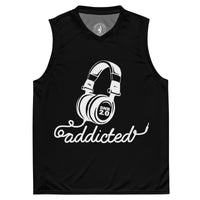 Addicted to Team Derek- Recycled unisex basketball jersey