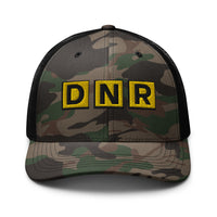 DNR Camouflage trucker hat