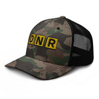 DNR Camouflage trucker hat