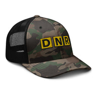 DNR Camouflage trucker hat