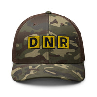 DNR Camouflage trucker hat