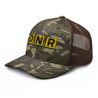 DNR Camouflage trucker hat