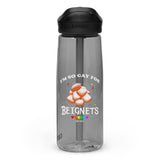 I'm So Gay For Beignets Sports water bottle