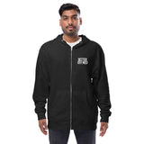 Better Off Med Unisex fleece zip up hoodie