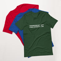 Censorship/ Free Speech Unisex t-shirt
