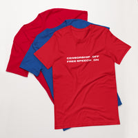 Censorship/ Free Speech Unisex t-shirt