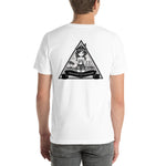 Triangle of Happiness Pirate Girl- Unisex t-shirt