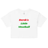 Derek's Little Meatball crop top