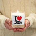 I Heart DNR Glass jar soy wax candle