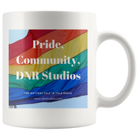 Pride, Community, DNR Studios Ceramic Mug