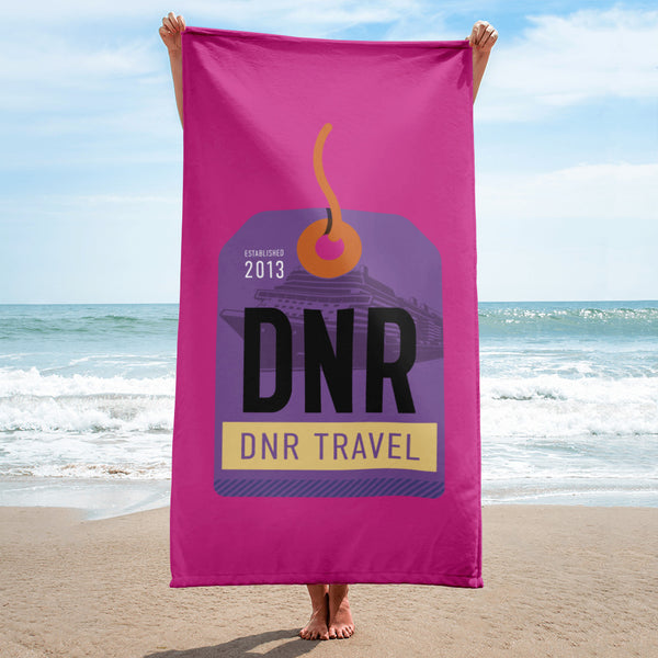 DNR Travel Beach Towel