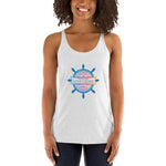 Encore Love Cruise Ship's Wheel- Women's Racerback Tank