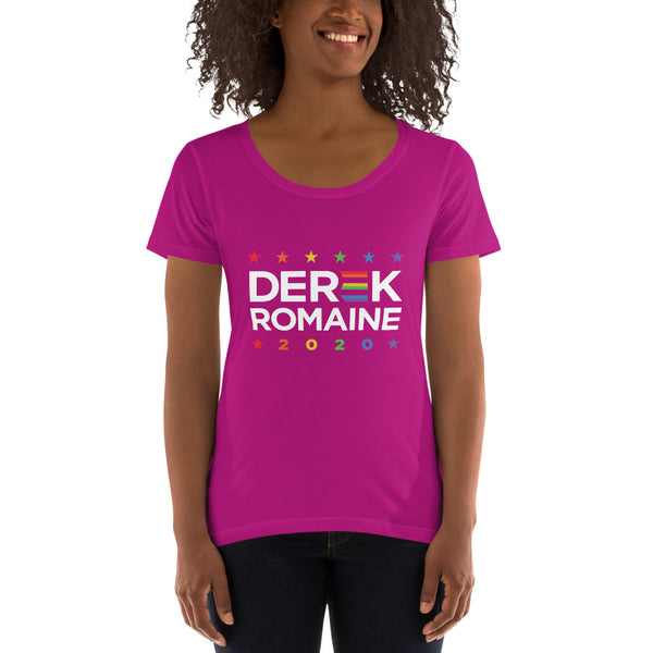 Derek and Romaine 2020 - Ladies' Scoopneck T-Shirt