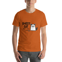 Ghost Cat- Short-Sleeve Unisex T-Shirt