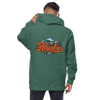 Alaska Forest Unisex fleece zip up hoodie