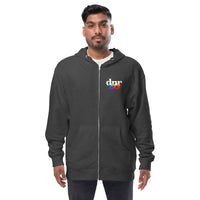 DNR 20 Rainbow Unisex fleece zip up hoodie