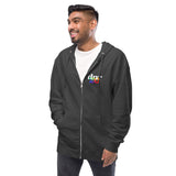 DNR 20 Rainbow Unisex fleece zip up hoodie
