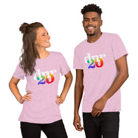 DNR Rainbow 20th Unisex t-shirt