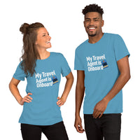 My Travel Agent is Onboard- Short-Sleeve Unisex T-Shirt